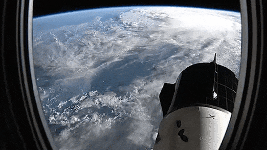 Timelapse from space of Hurricane Milton.