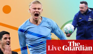 Arsenal angst, De Zerbi targets Spurs revival, Rangers aiming to leapfrog Celtic – matchday live | Soccer