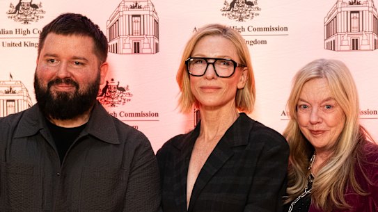 Kip Williams, Cate Blanchett and Suzie Miller.