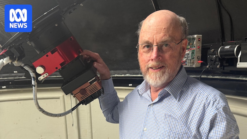 National medal for backyard astronomer Chris Stockdale who helped discover 100 exoplanets
