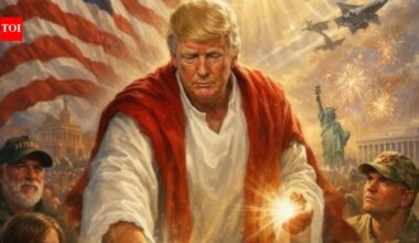 Donald Trump: After slamming Pope, Trump posts AI image of himself as 'Jesus'