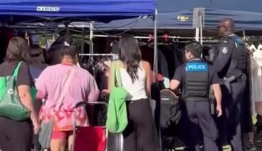 Police called to second-hand market, showground accuses organiser of trespass