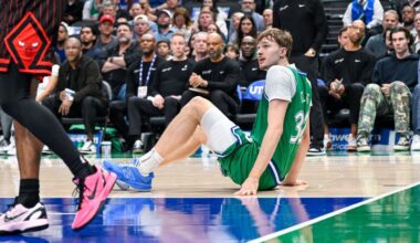 Cooper Flagg's season ends with ankle sprain in Mavs' finale