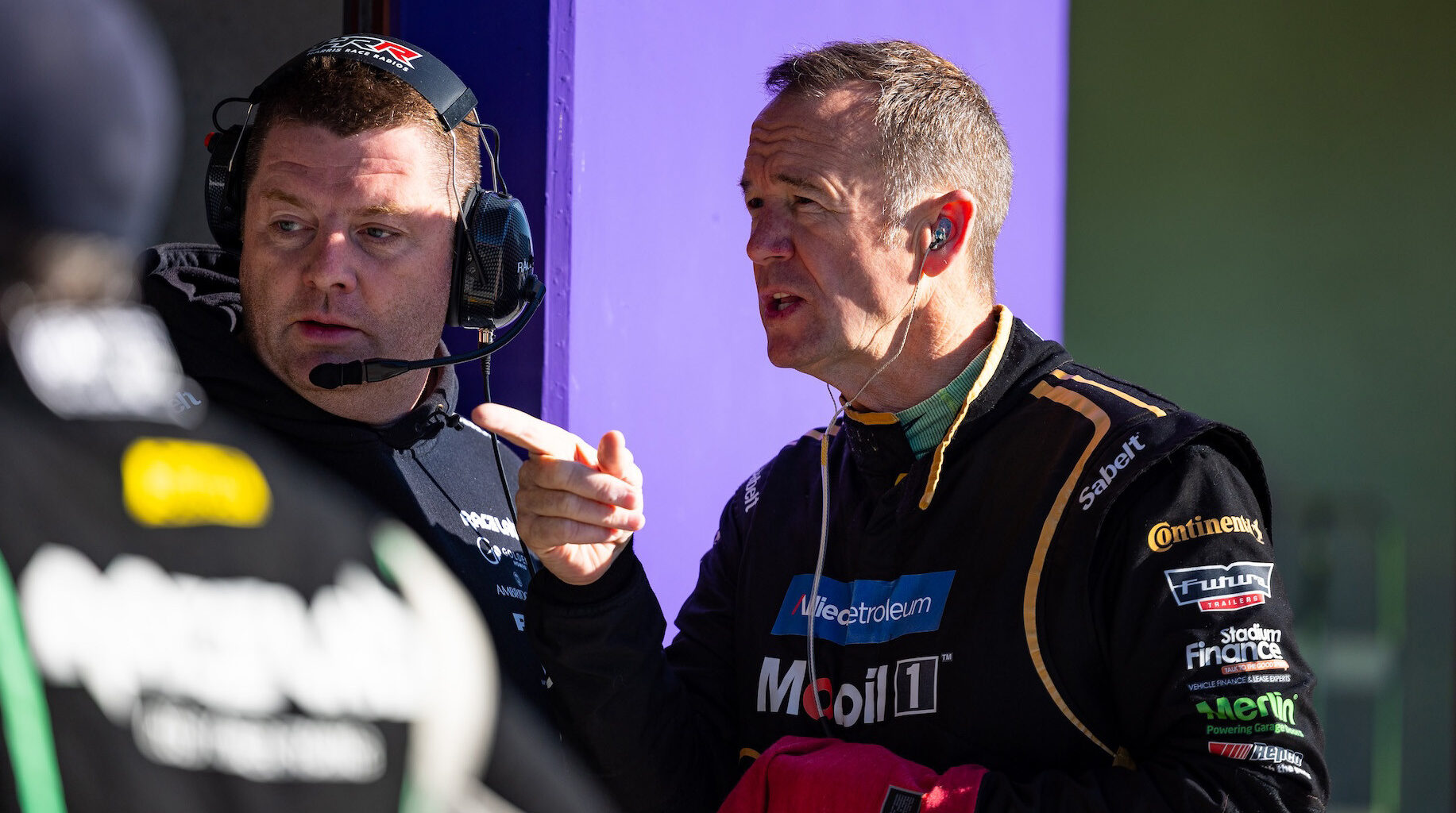 Greg Murphy racing in Christchurch Supercars support act