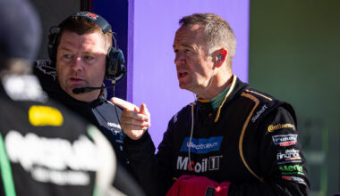 Greg Murphy racing in Christchurch Supercars support act