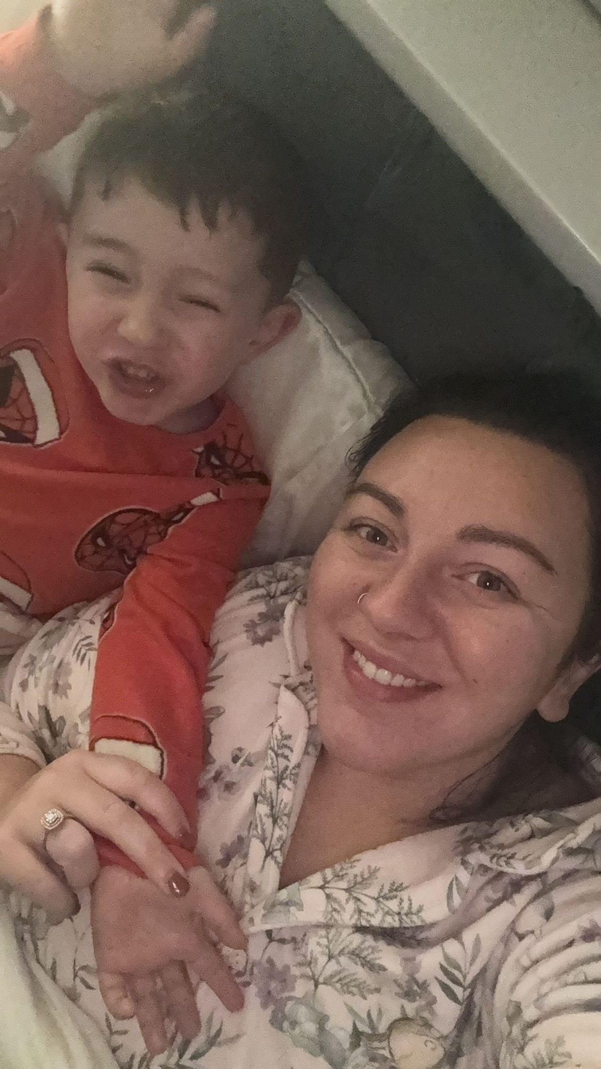 Sarah-Jayne Crawford with her son