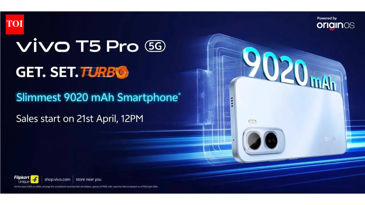 Vivo T5 Pro with 9,020 mAh battery and 90W fast charging support launched in India: Price, specs and more |