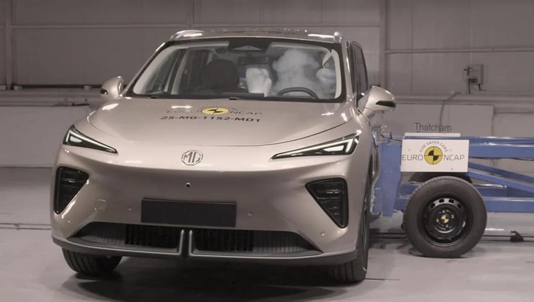 MG S6 in safety test