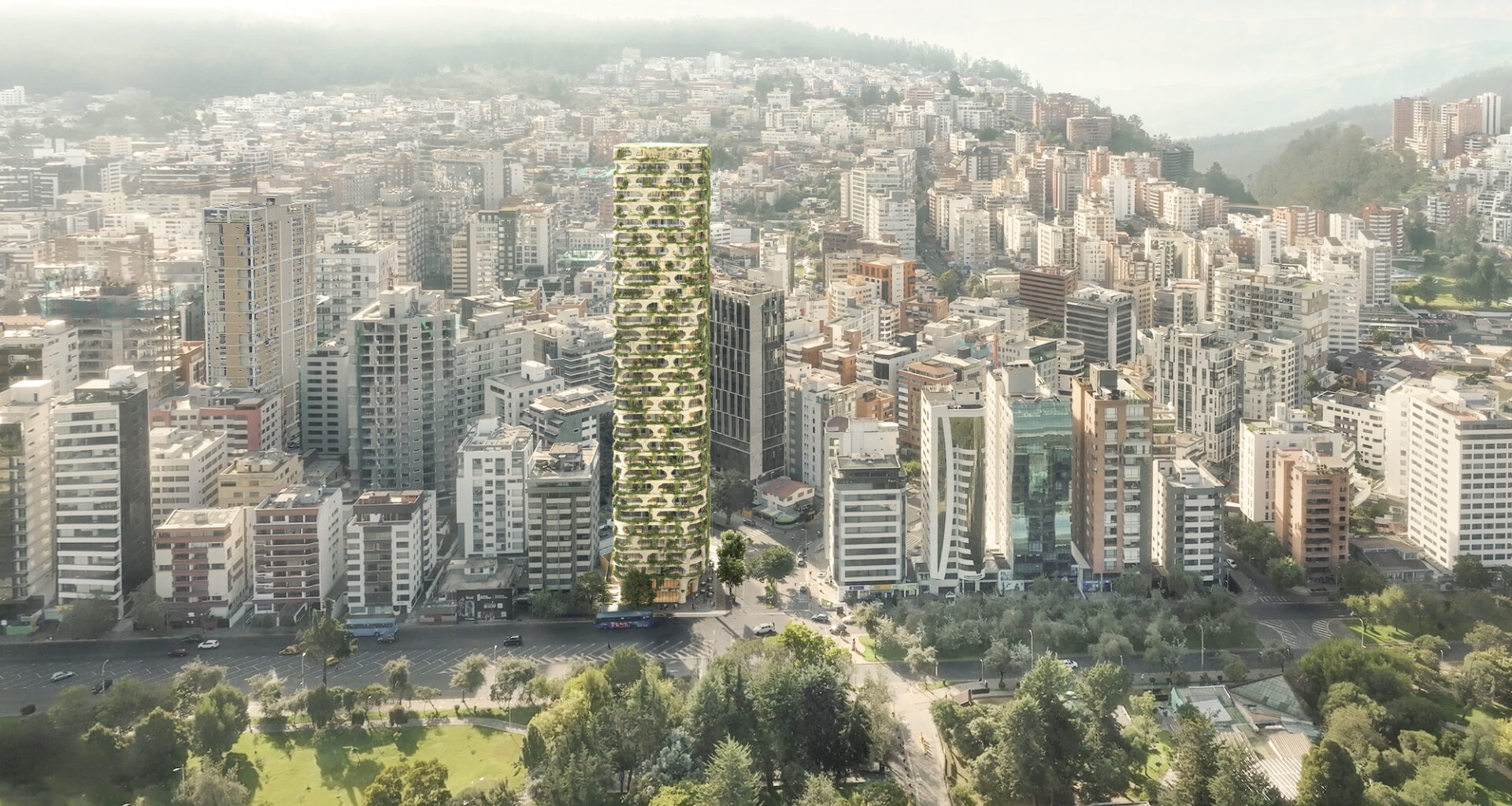 Kengo Kuma & Associates Unveils Its First Project in Ecuador with Qapital Tower