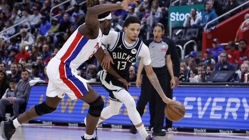 NBA: Milwaukee Bucks at Detroit Pistons