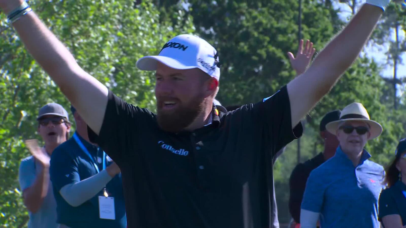 Shane Lowry cards fourth TOUR ace from 170 yards at No. 2 at Texas Children's