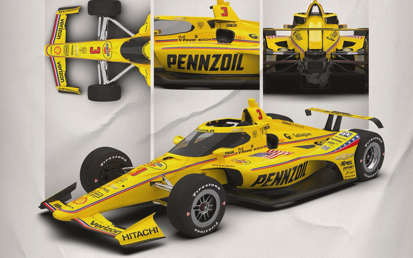 IndyCar news: Scott McLaughlin's USA-themed Indy 500 livery revealed