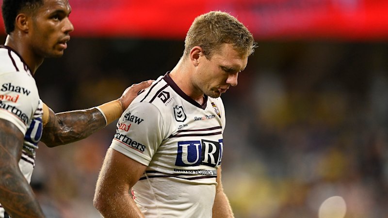 Tom Trbojevic injured again as Manly thrash Cowboys