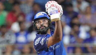 Rohit and Santner miss out for Mumbai Indians against Punjab Kings