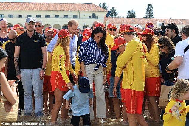 16 APRIL 2026 MELBOURNE AUWWW.MATRIXPICTURES.COM.AUNON EXCLUSIVE PICTURESThe Duke and Duchess of Sussex pictured on the Scar Tree Walk from Federation Square to Yarra Park. NOTE: The caption above is the photographer's impression only and may or may not be factual. It is the responsibility of the end user, publisher or licensee to verify the data before publication. All editorial images subject to the following: For editorial use only. Additional clearance required for commercial, wireless, internet or promotional use.Images may not be altered or modified. Matrix Media Group makes no representations or warranties regarding names, trademarks or logos appearing in the images.DISCLAIMER: To the maximum extent permitted by law, we make no representations or warranties about our Content, including (without limitation) that:They are complete, accurate, reliable, up-to-date and suitable for any particular purpose.RIGHTS MANAGED - EDITORIAL USE ONLY - STRICT ENFORCEMENT© MATRIX MEDIA GROUP 20