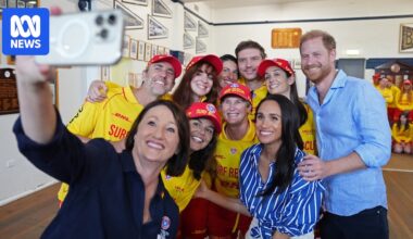 Prince Harry and Meghan meet Bondi terror attack survivors during Sydney leg of Australian tour