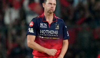It was tough being at home doing rehab while cricket is going on: RCB pacer Hazlewood