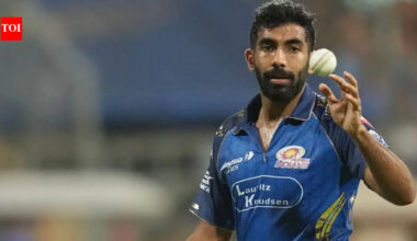 IPL 2026: Jasprit Bumrah loses cool, hurls run-up marker in frustration amid horror run - WATCH | Cricket News