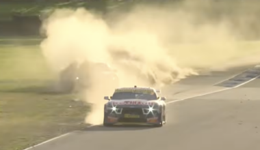 Supercars news: Drivers fly blind as dust, rocks cover Christchurch track