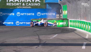 IndyCar news: Scott McLaughlin crashes in Long Beach practice after epic commentator's curse