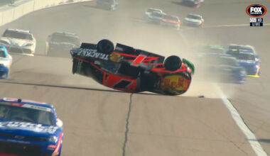 NASCAR news: Carson Kvapil flips at Kansas Speedway during O'Reilly Series race