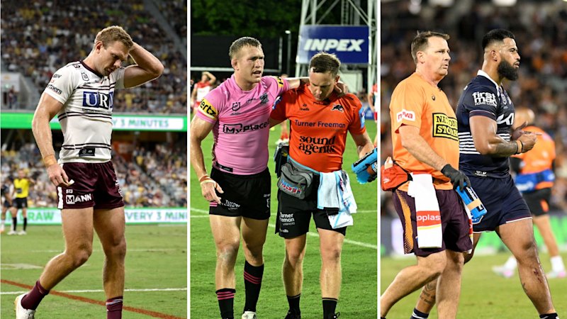 Injury dramas mount as Trbojevic, Haas and Kenny the latest to be sidelined