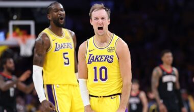 Luke Kennard, LeBron James team to upset Rockets in opener
