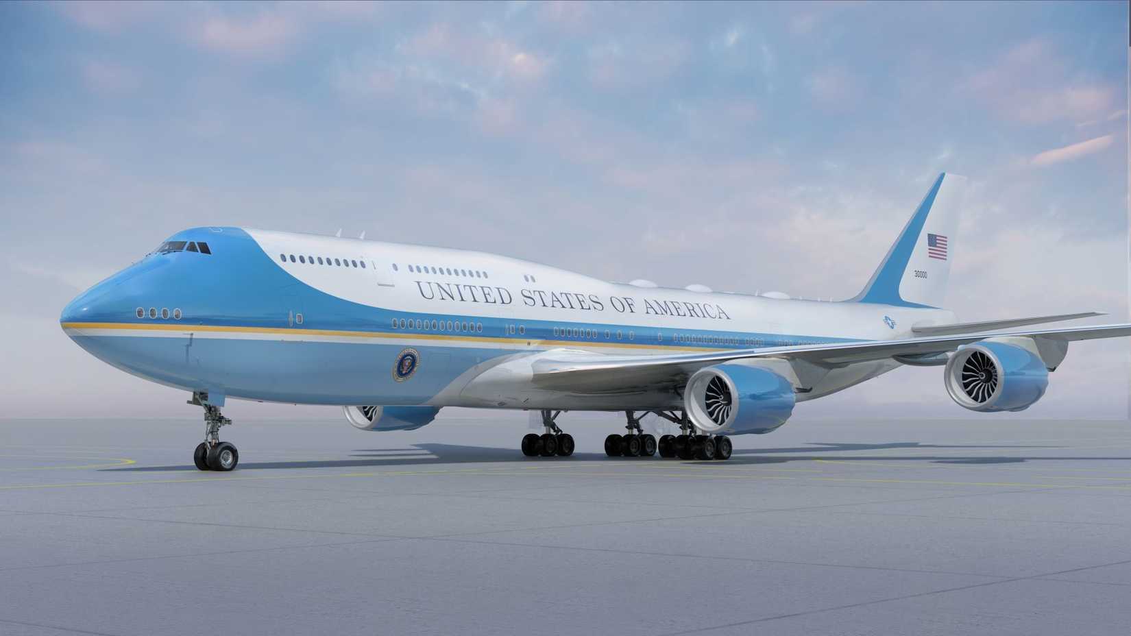 The President of the United States selected the livery design for the “Next Air Force One,” VC-25B.