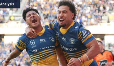 Eels find a pulse in terrific win – with a little help from the heroes of 1986