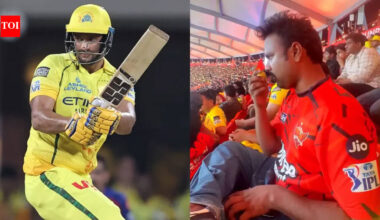 IPL 2026 | Caught on cam: Fan's 'black magic' act during SRH vs CSK match; Shivam Dube falls next ball - Watch | Cricket News