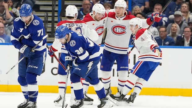 Habs take Game 1 in Tampa with hat trick from Slafkovsky