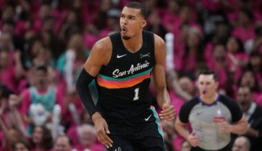 Wembanyama scores 35, most by Spur in playoff debut, in Game 1 win