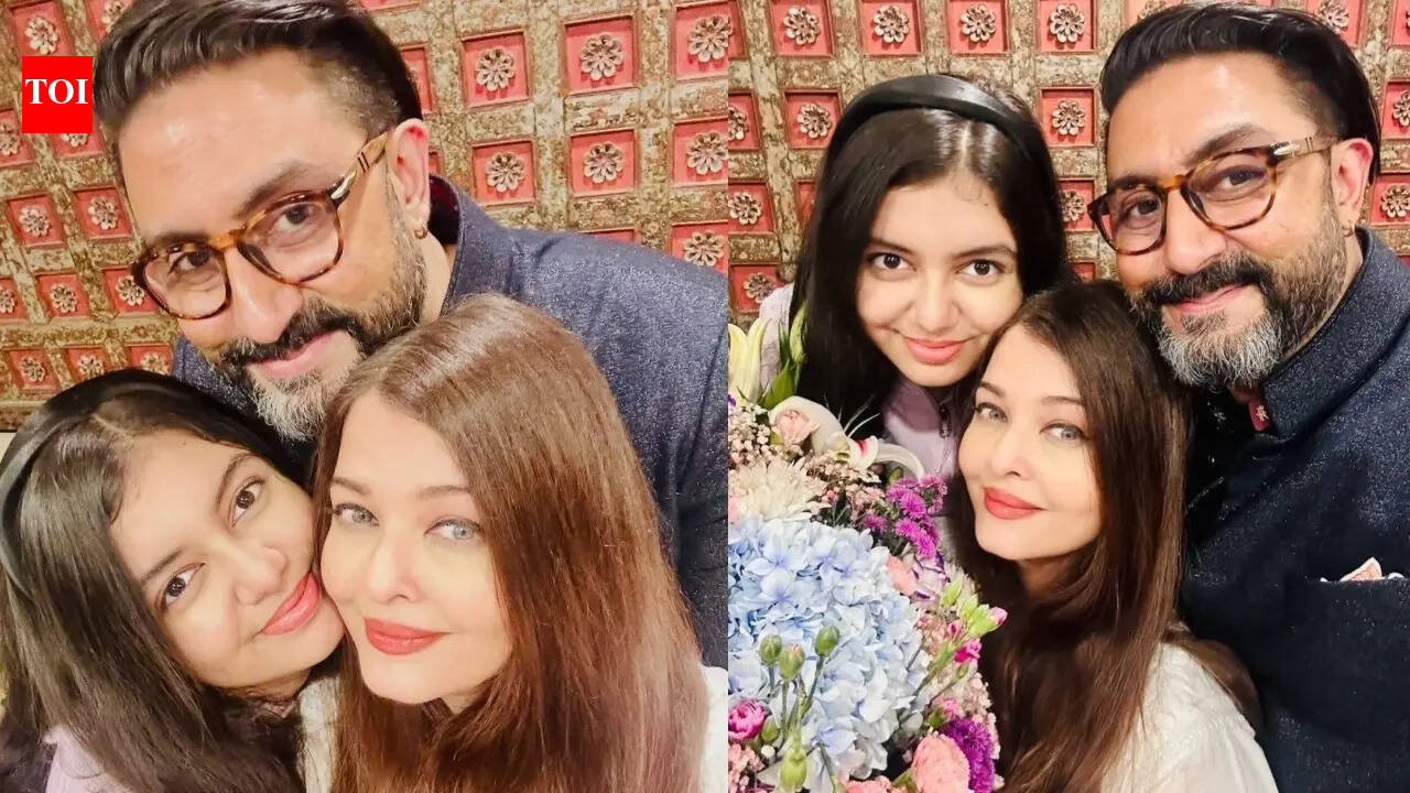 Aishwarya Rai Bachchan drops anniversary PICS with Abhishek Bachchan as they complete 19 years of marrital bliss, Aaradhya Bachchan joins in |