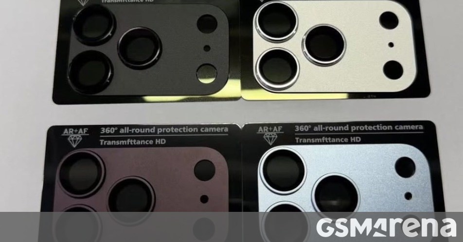 iPhone 18 Pro color options shown on leaked camera islands