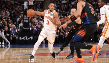 CJ McCollum leads late rally as Hawks stun Knicks to tie series