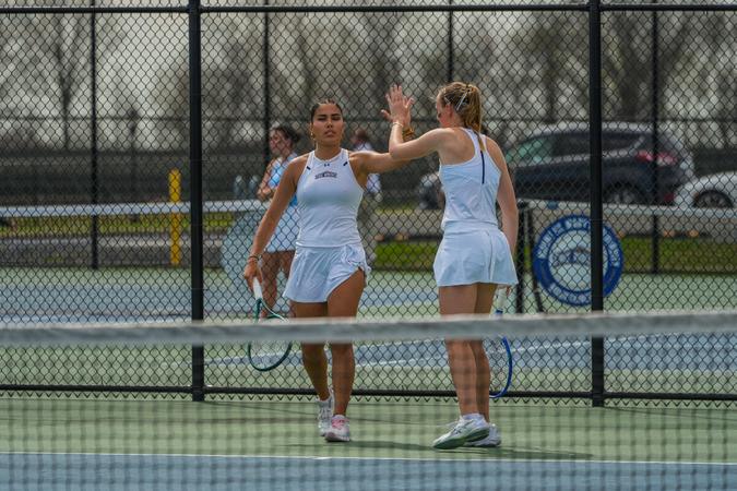 Mount Women's Tennis Secures Second Place with 5–2 Win Over Rider