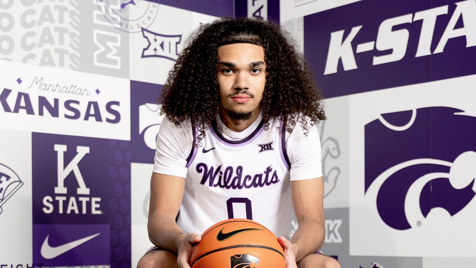 K-State Men's Basketball Recruit, April 11, 2026. (Photo: Will Huster/K-State Sports)