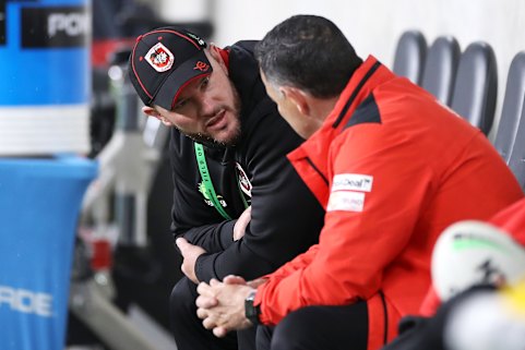 Dean Young (left) was Shane Flanagan’s assistant. He’s now replaced him.
