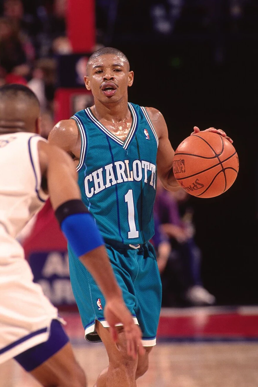 Muggsy Bogues played most of his 14 seasons with the Charlotte Hornets