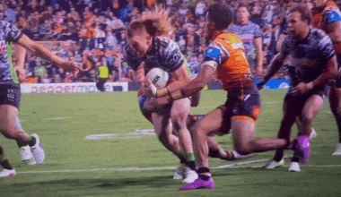 Api Koroisau charged twice in Wests Tigers’ win over Canberra