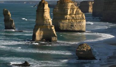 Rock layers in the Twelve Apostles have revealed some surprises about the natural phenomenon. Photo: Joel Carrett/AAP PHOTOS