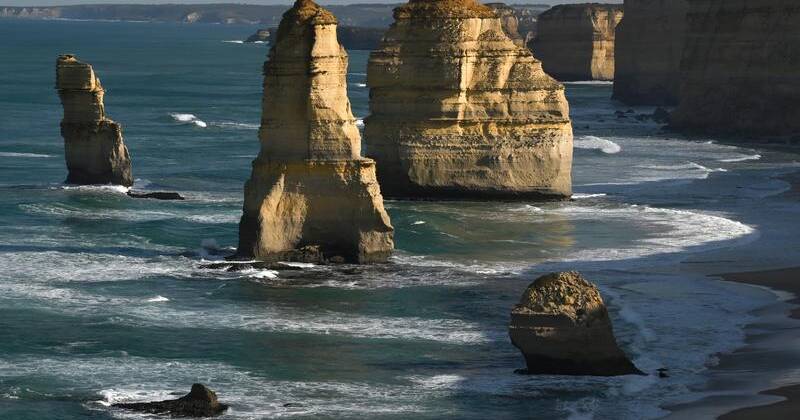 Rock layers in the Twelve Apostles have revealed some surprises about the natural phenomenon. Photo: Joel Carrett/AAP PHOTOS