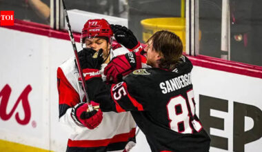 Latest NHL injury update Senators defenseman Jake Sanderson exits Game 3 after controversial hit by Taylor Hall | NHL News