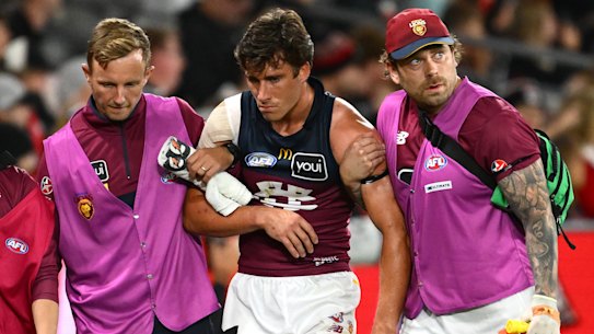 Noah Answerth has suffered back-to-back concussions for the Lions.