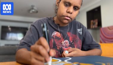 Young Indigenous artist uses work to explore personal stories, experiences in care system
