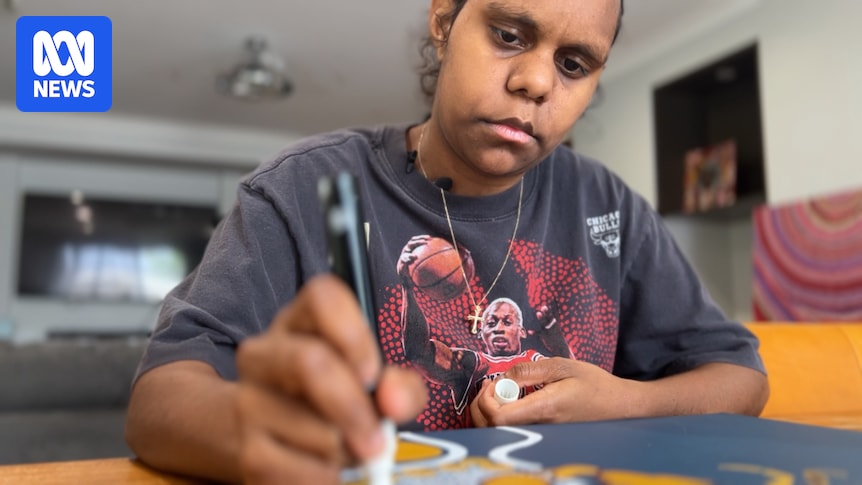 Young Indigenous artist uses work to explore personal stories, experiences in care system