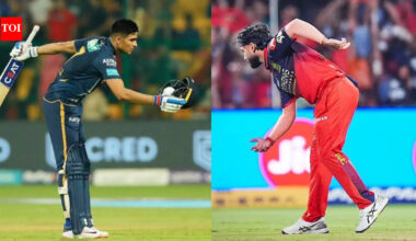 IPL 2026 drama! Suyash Sharma taunts Shubman Gill after his dismissal in RCB vs GT match - Watch | Cricket News