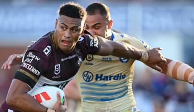 Olakau’atu terrorises Parramatta as Manly make it four straight