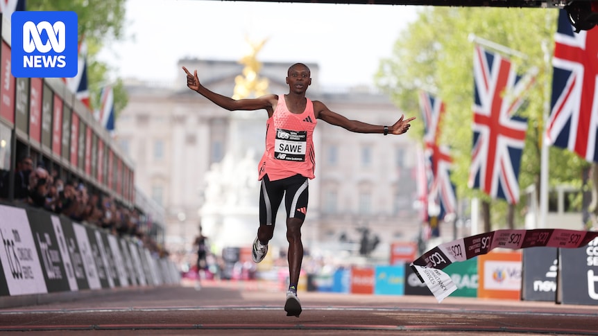 Sabastian Sawe becomes first man to run a marathon in under two hours with victory in London