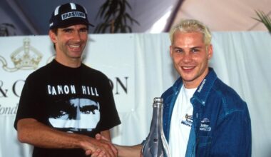 Damon Hill and Jacques Villeneuve recall Williams’ 1996 F1 title karaoke celebrations